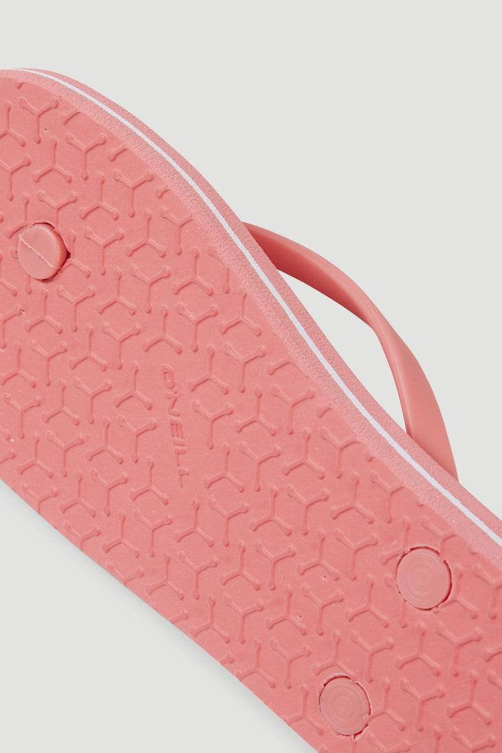 Tongs à logo Profile | Georgia Peach