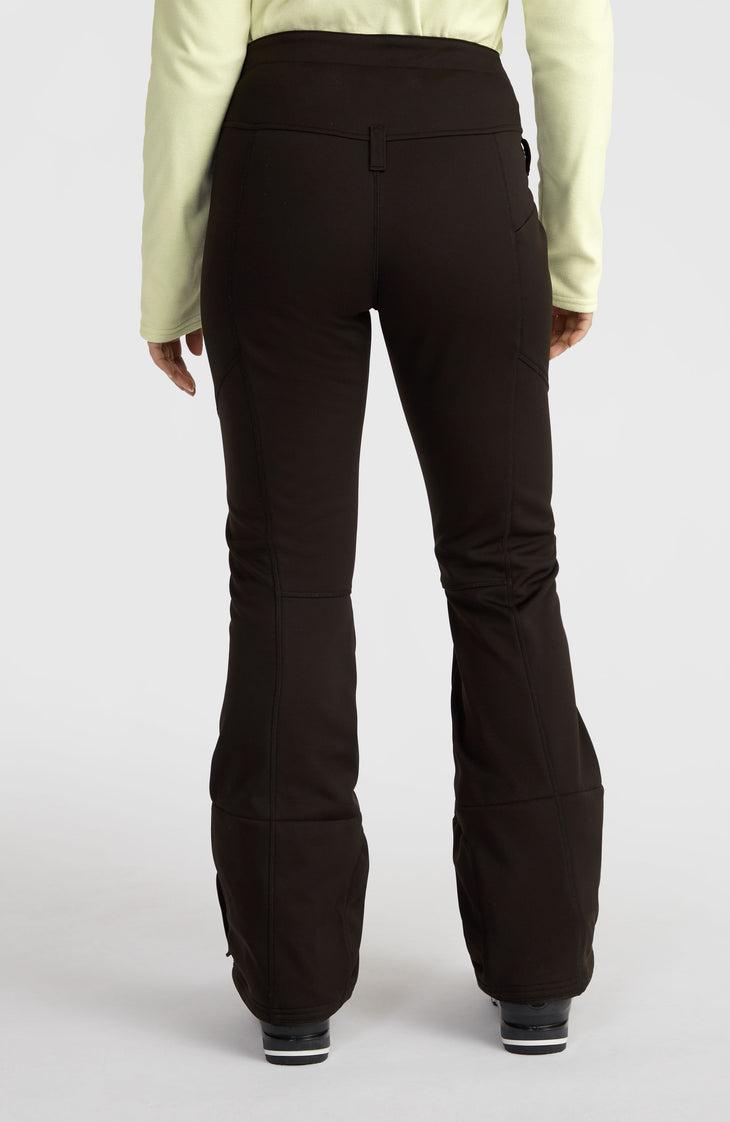 Pantalon de ski Blessed Softshell Hybrid Skinny | Black Out