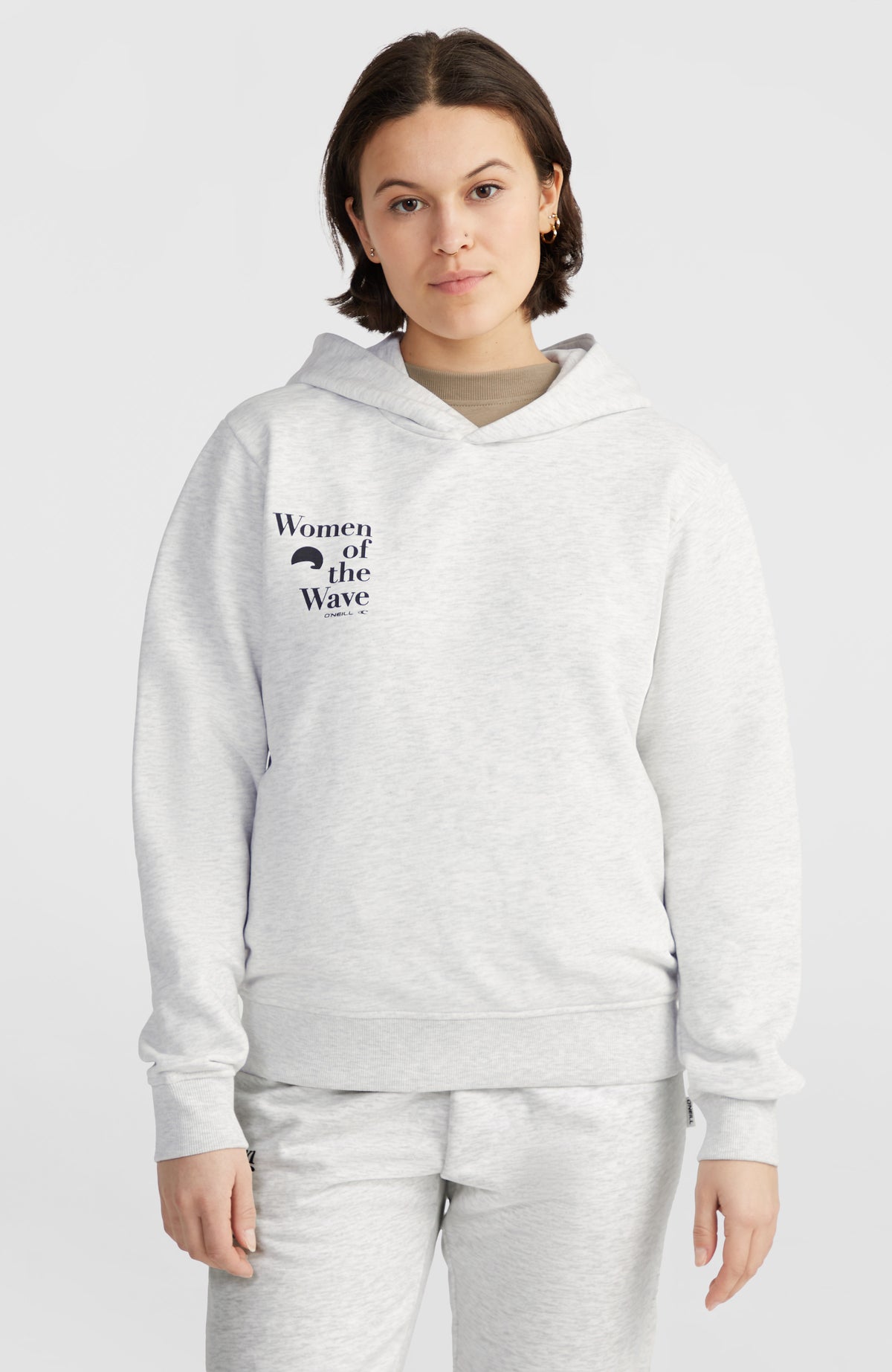 Sweat à capuche Women of the Wave | White Melange