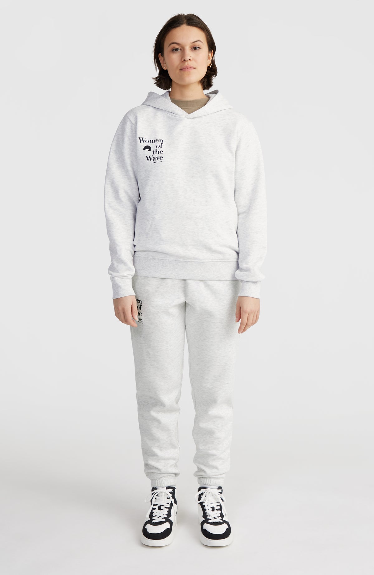Sweat à capuche Women of the Wave | White Melange