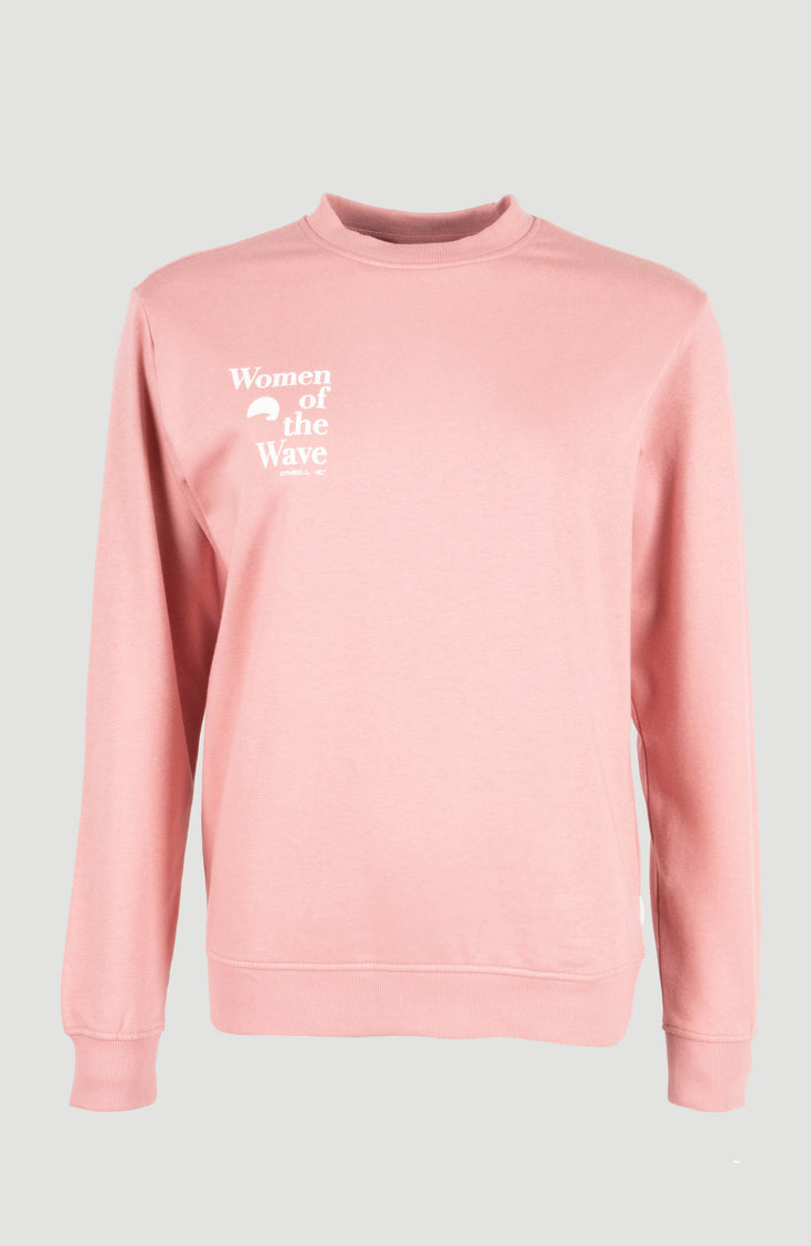 Sweatshirt à col rond Women of the Wave | Genuine Pink