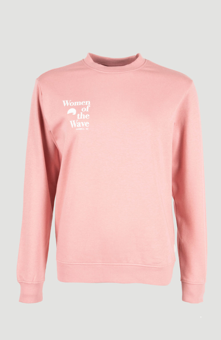 Sweatshirt à col rond Women of the Wave | Genuine Pink Sweatshirt à col rond Women of the Wave | Genuine Pink