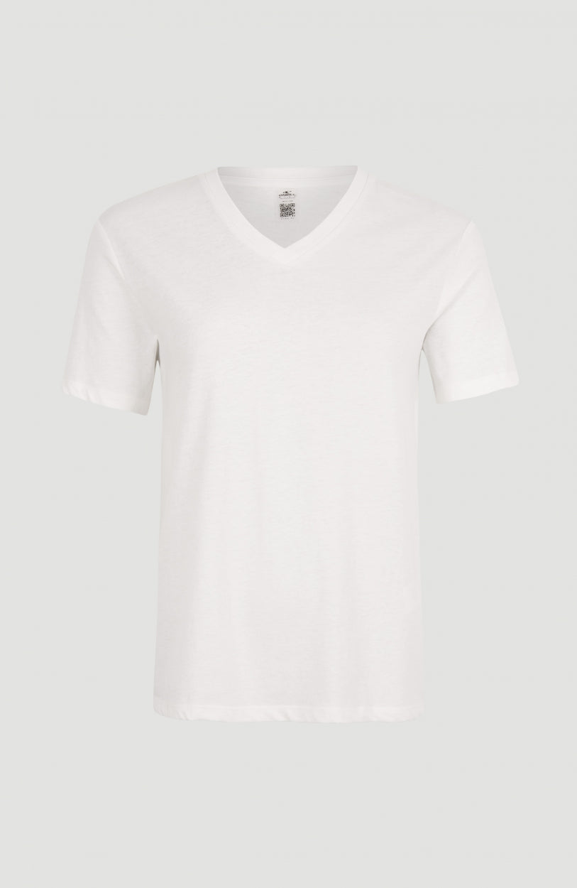 T-shirt Essentials à col V | Snow White