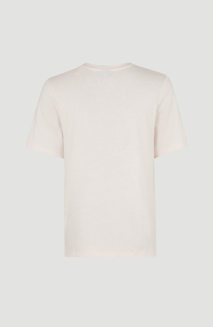 T-shirt Essentials à col V | Peach Whip