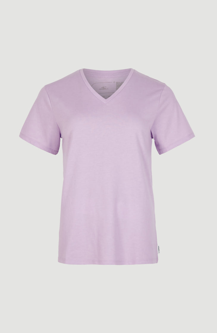 T-shirt Essentials à col V | Purple Rose