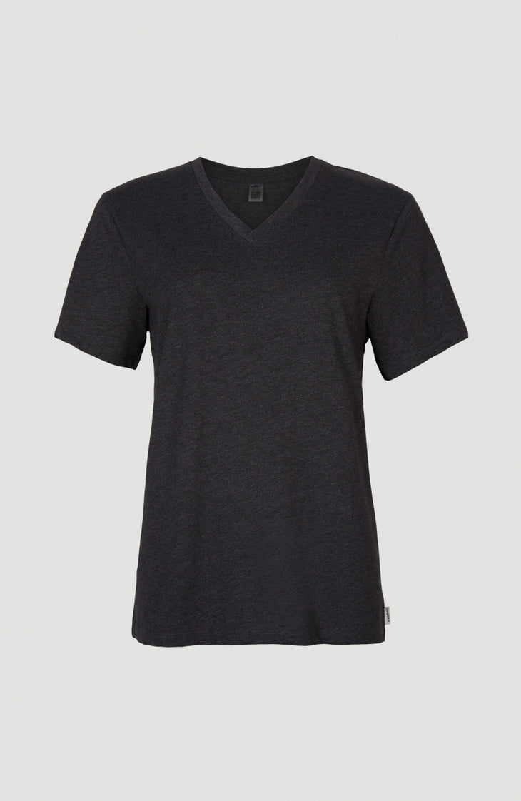 T-shirt Essentials à col V | Black Out