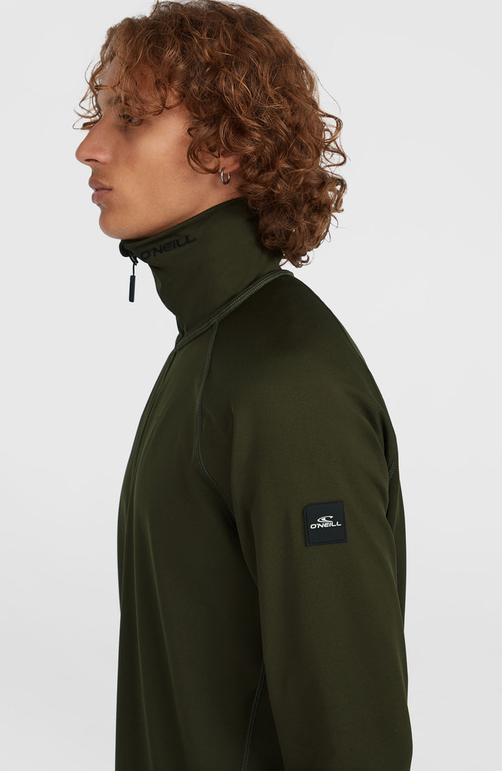 Polaire à col demi-zip Clime | Forest Night