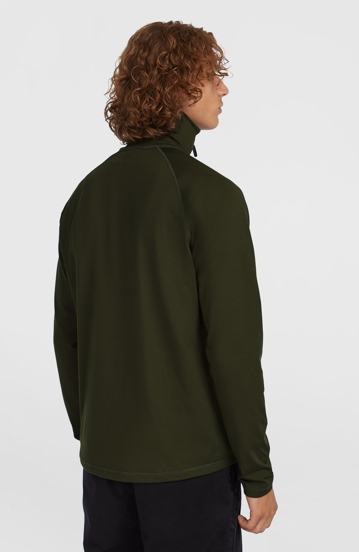 Polaire à col demi-zip Clime | Forest Night
