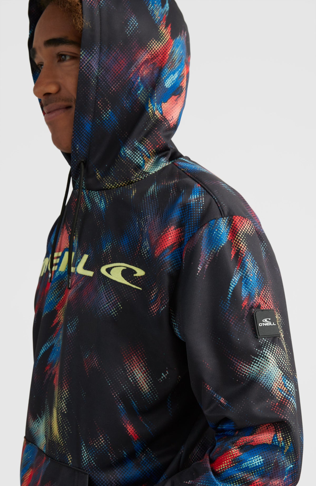 Polaire à capuche Rutile | Black Future Fade