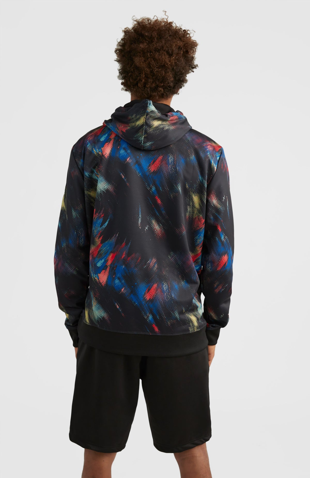 Polaire à capuche Rutile | Black Future Fade