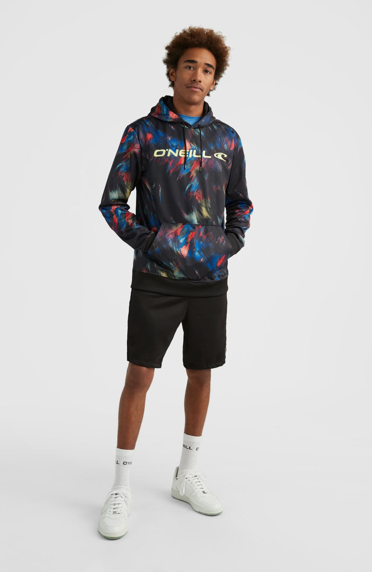 Polaire à capuche Rutile | Black Future Fade