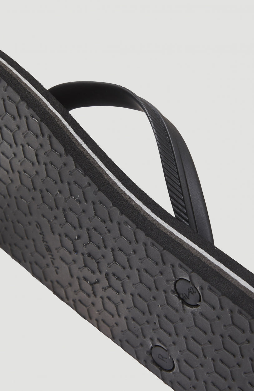 Tongs à logo Profile | Black Out