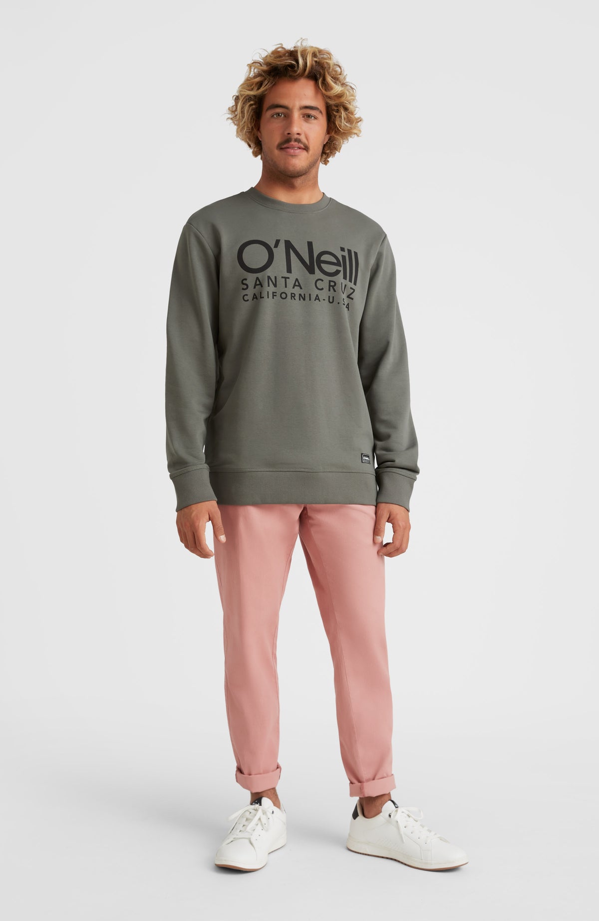 Sweatshirt à col rond Cali Original | Military Green