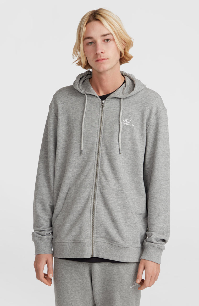 Sweat à capuche et zip intégral O'Neill Small Logo | Silver Melee Sweat à capuche et zip intégral O'Neill Small Logo | Silver Melee