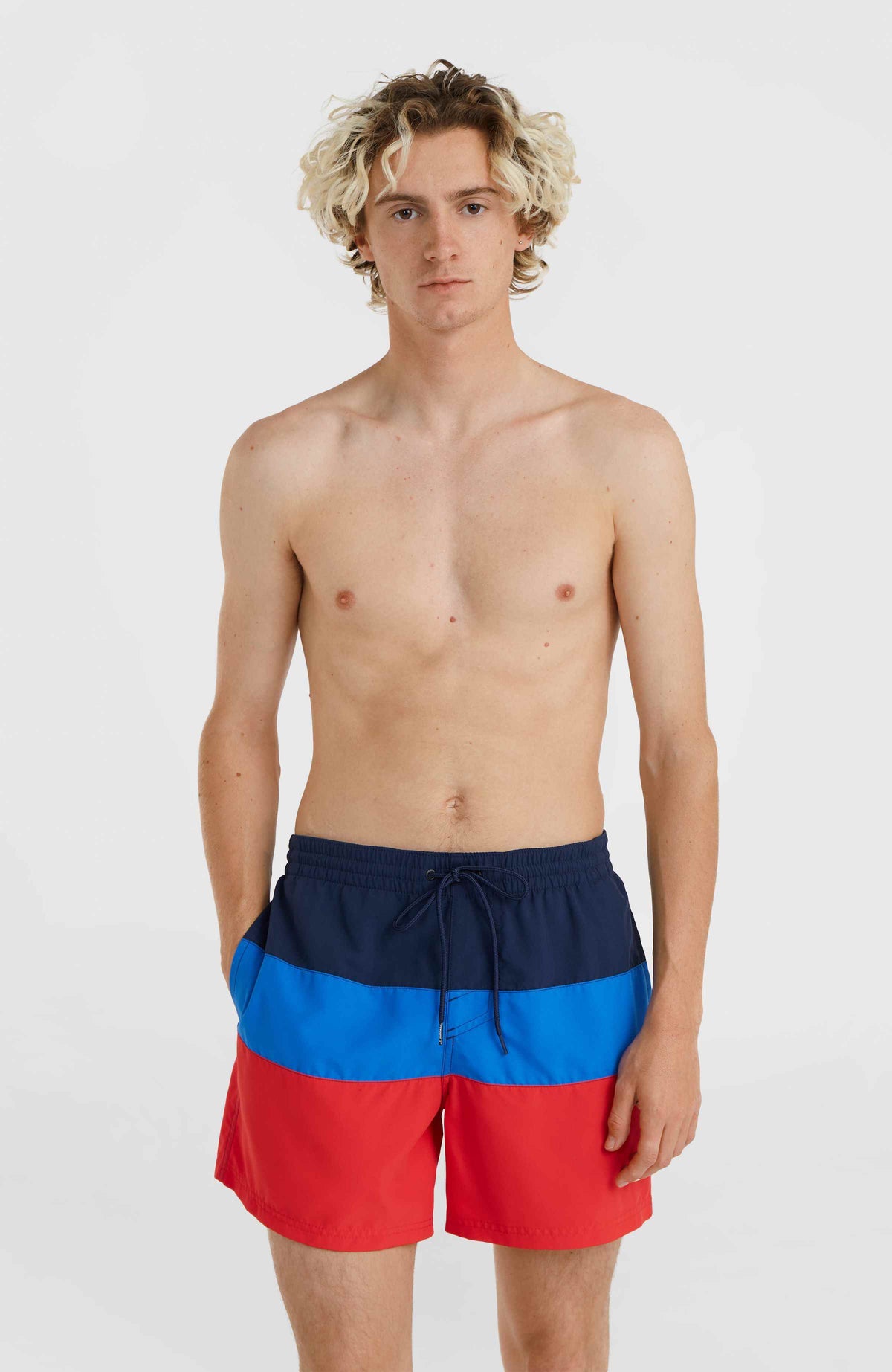 Short De Bain Frame Block | Red Multi 2