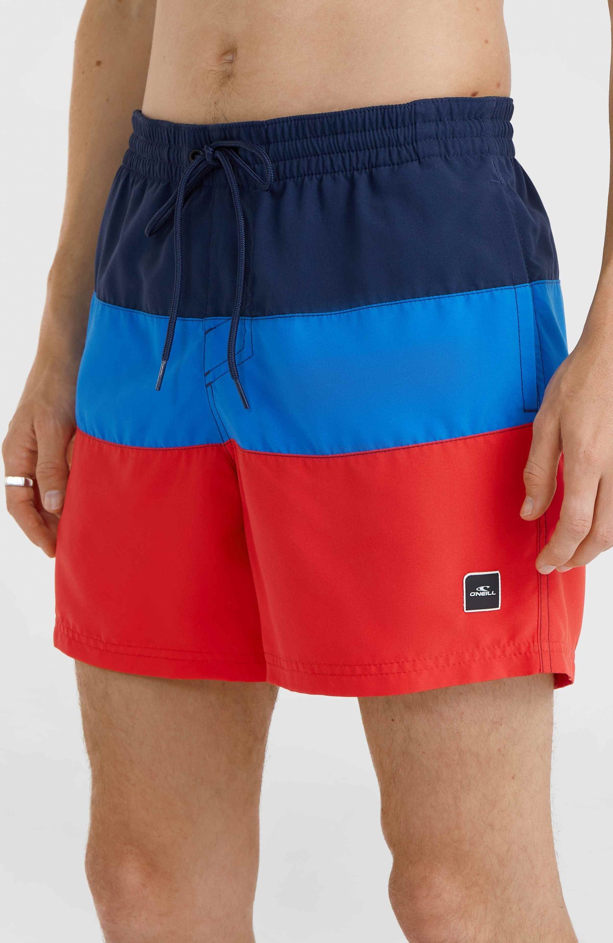 Short De Bain Frame Block | Red Multi 2