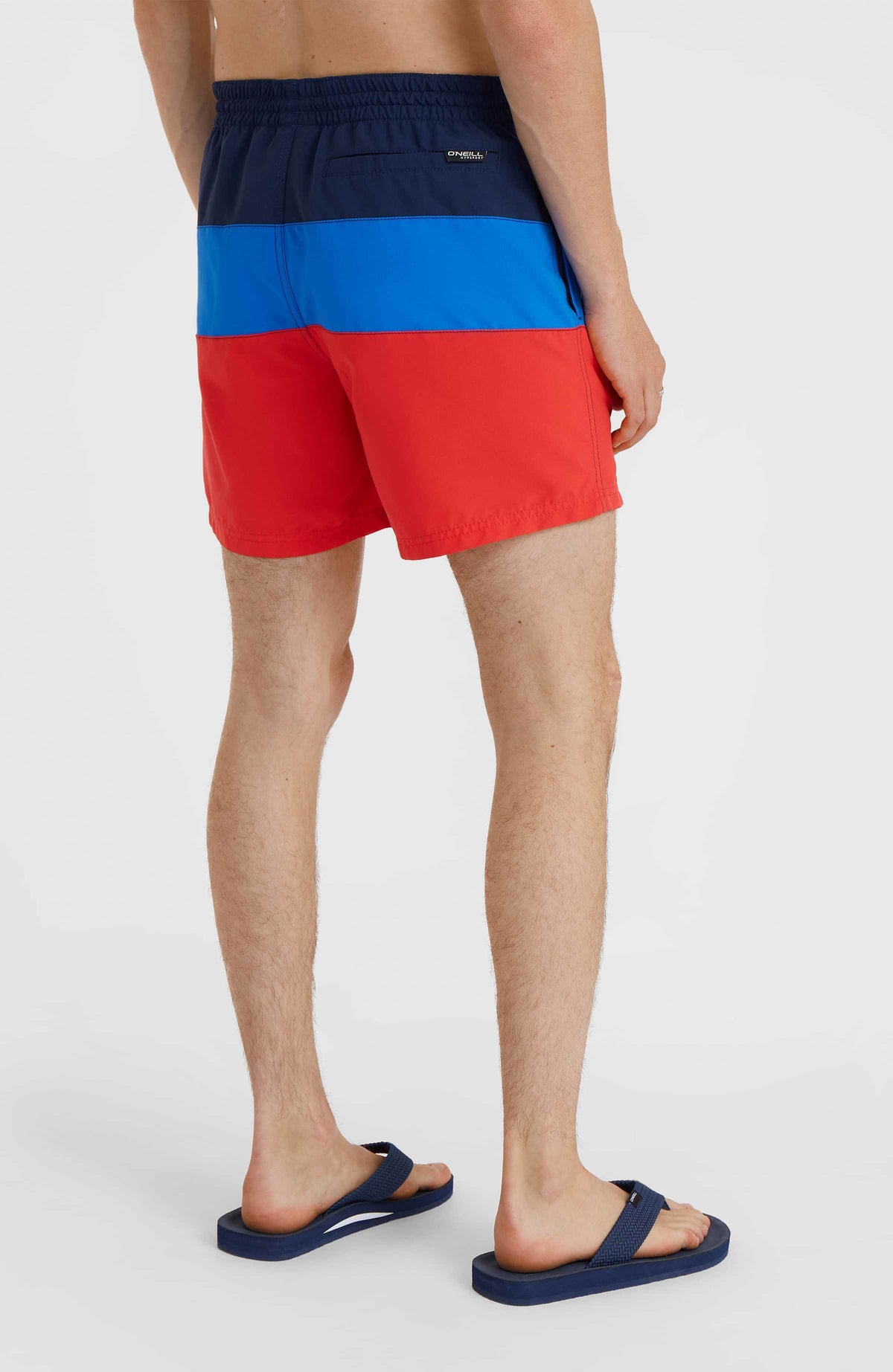 Short De Bain Frame Block | Red Multi 2