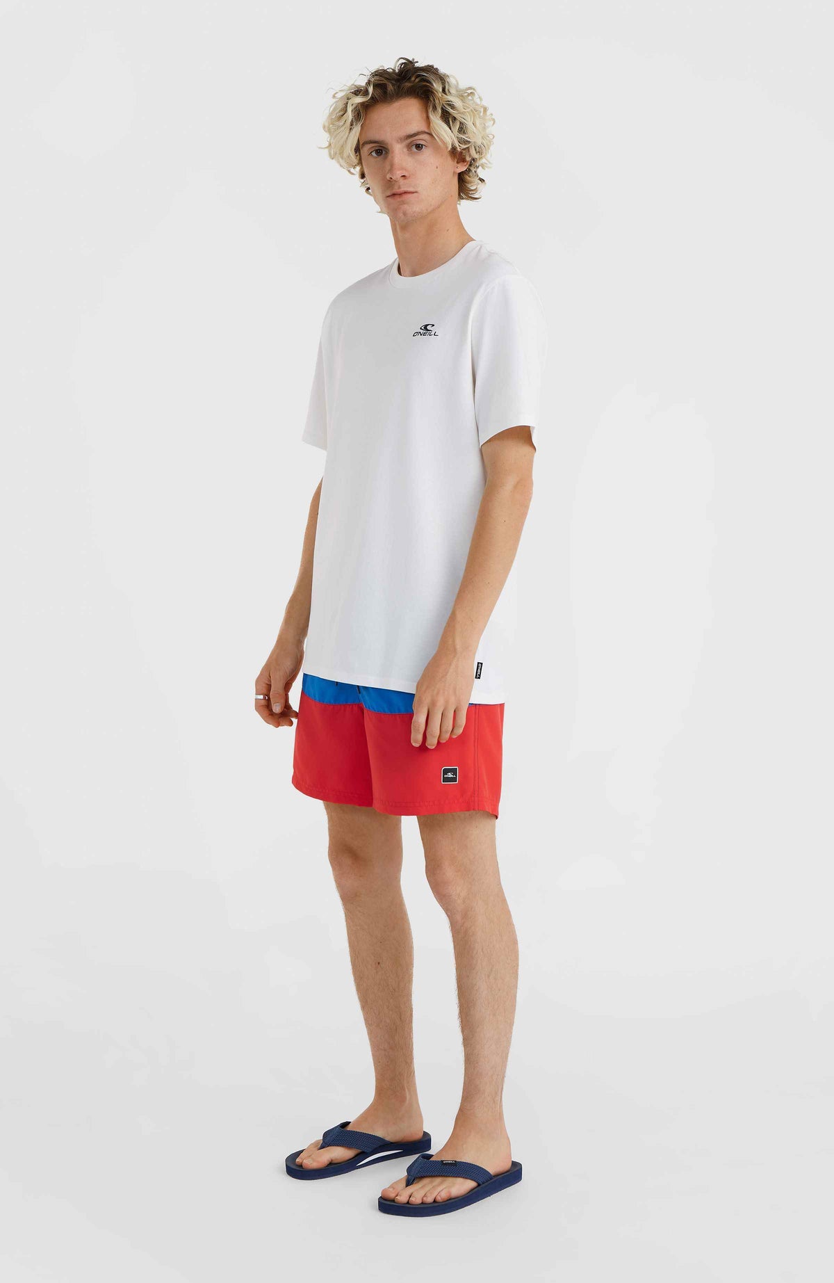 Short De Bain Frame Block | Red Multi 2