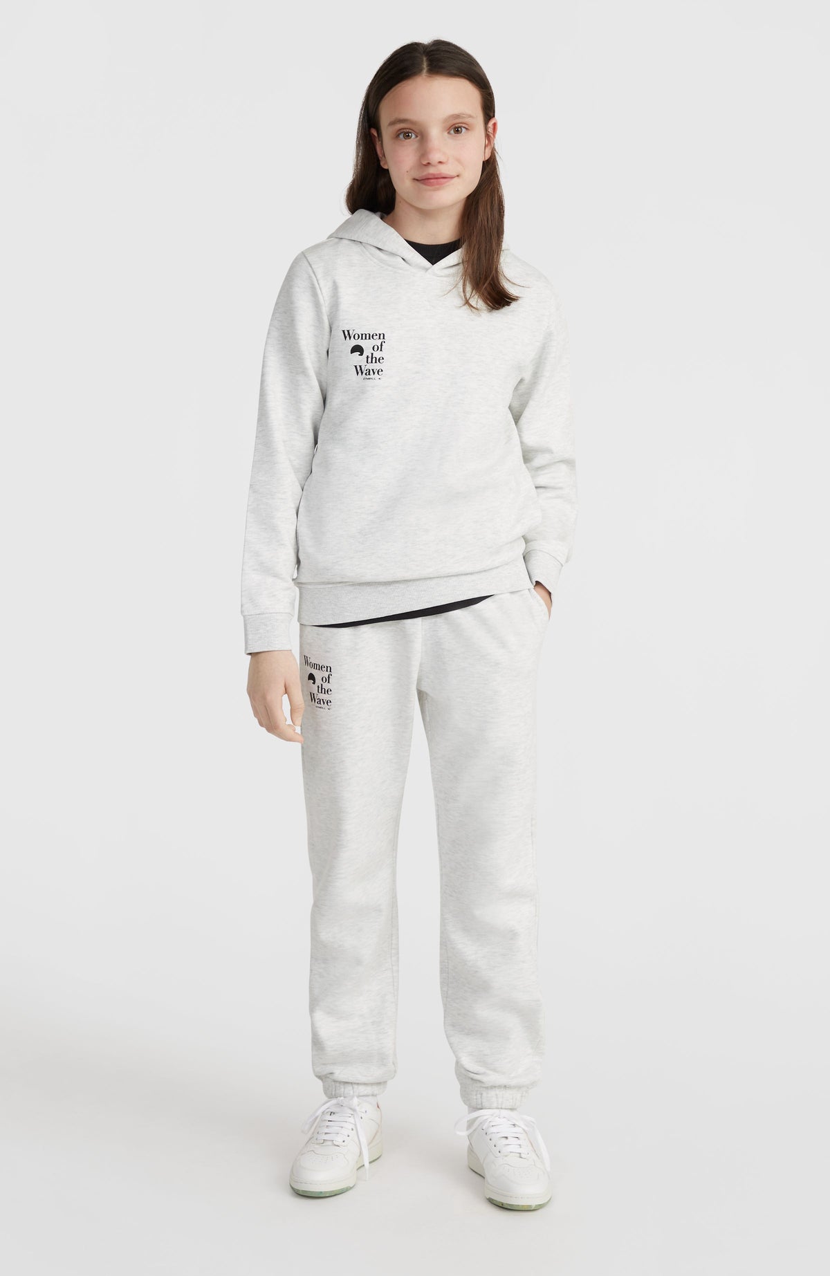 Sweat à capuche Women of the Wave | White Melange