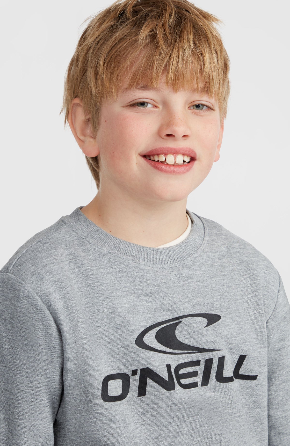 Sweatshirt à col rond O'Neill Logo | Silver Melee