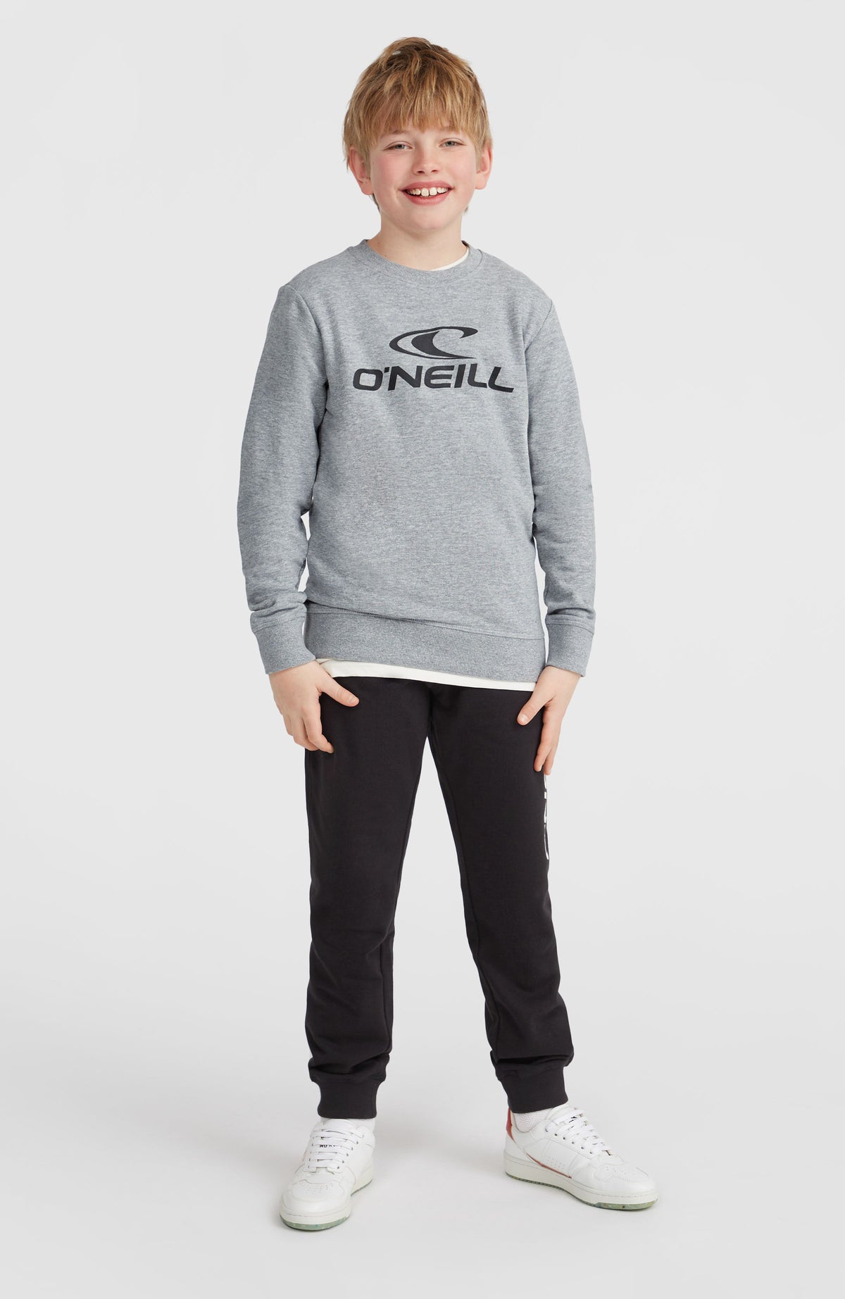 Sweatshirt à col rond O'Neill Logo | Silver Melee