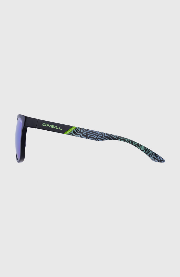 lunettes de soleil O'Neill DawnPatrol | MATTE BLACK/ GREEN RETRO PRINT