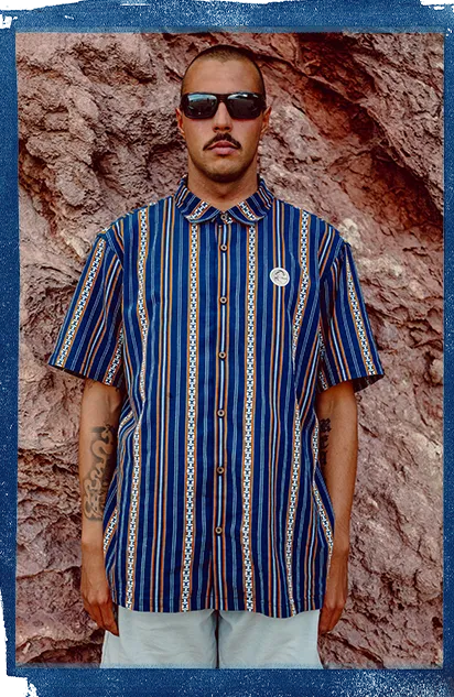 Chemise jacquard O'Riginals | Blue Originals Jstripe