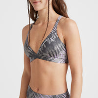 Ensemble bikini Hyperfreak Women Of The Wave Longline Triangle | Grey Tie Dye