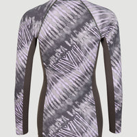 Lycra manches longues Women Of The Wave | Grey Tie Dye
