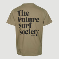 Tee-shirt Future Surf Back | Deep Lichen Green