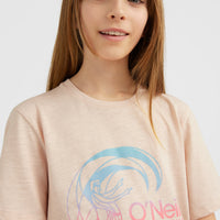 Tee-shirt Circle Surfer | Peach Whip
