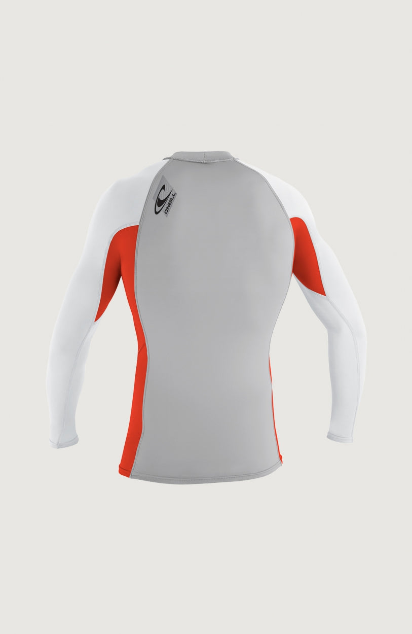 Skins Long Sleeve Crew | Silver