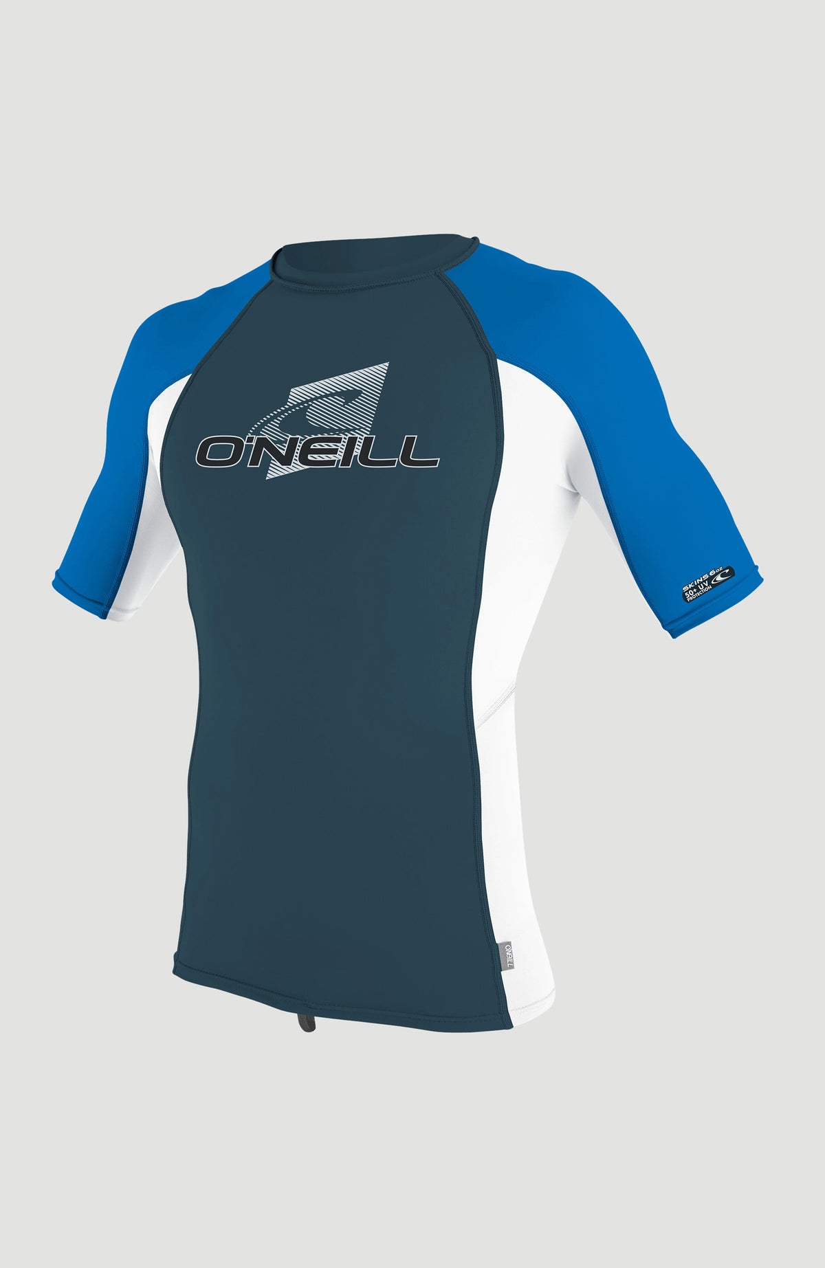 Skins Short Sleeve Crew | CADET BLUE/WHITE/OCEAN