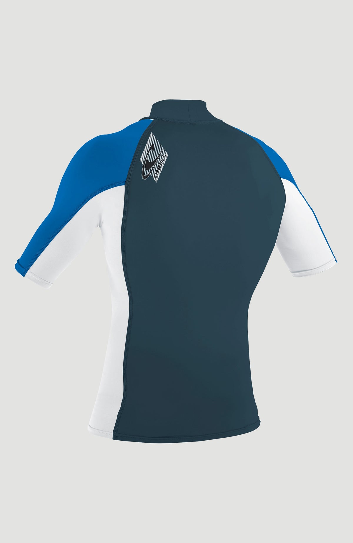 Skins Short Sleeve Turtleneck | CADET BLUE/WHITE/OCEAN