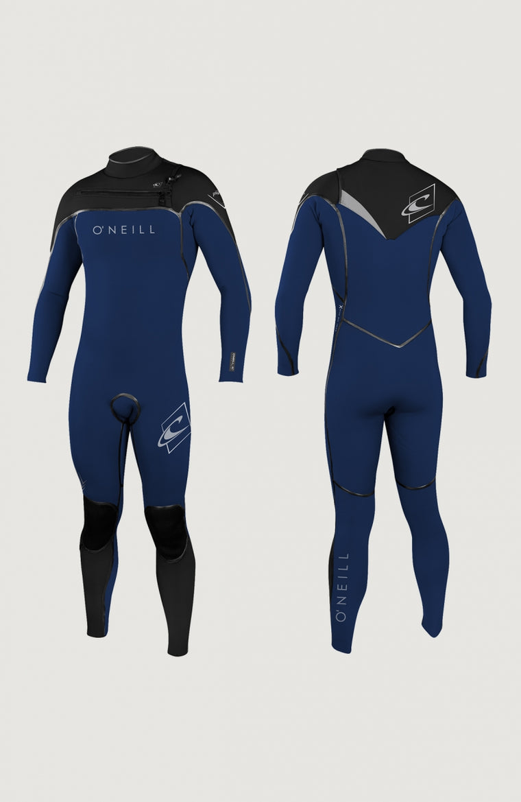 Psycho One Chest Zip 4/3mm Full Wetsuit | Dark Blue Psycho One Chest Zip 4/3mm Full Wetsuit | Dark Blue