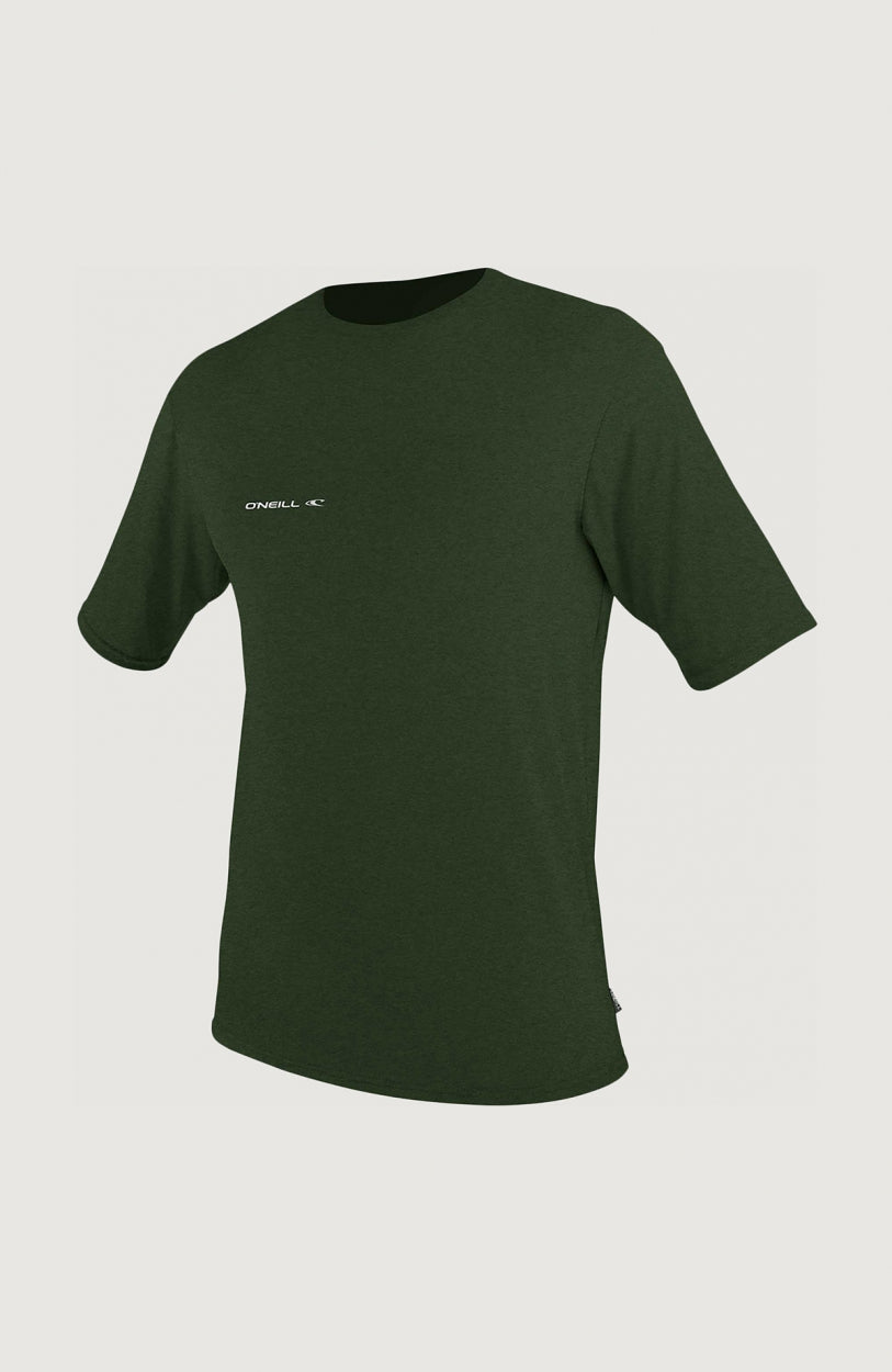 Hybrid Skins Short Sleeve Surf Tee | Dark Green