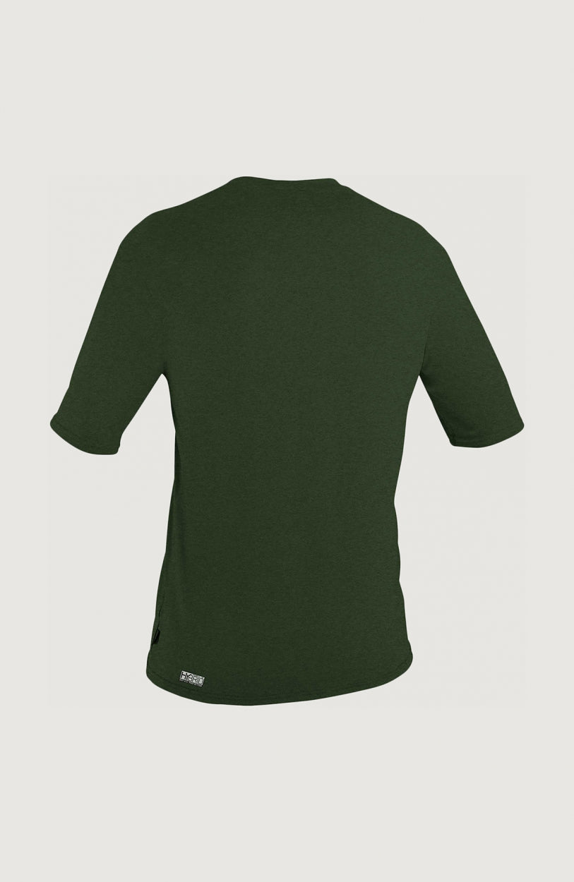 Hybrid Skins Short Sleeve Surf Tee | Dark Green