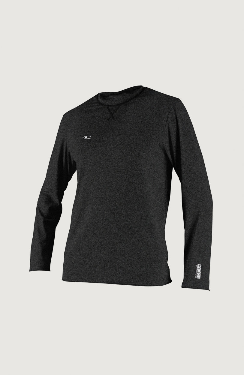 Hybrid Skins Long Sleeve Surf Tee | Black