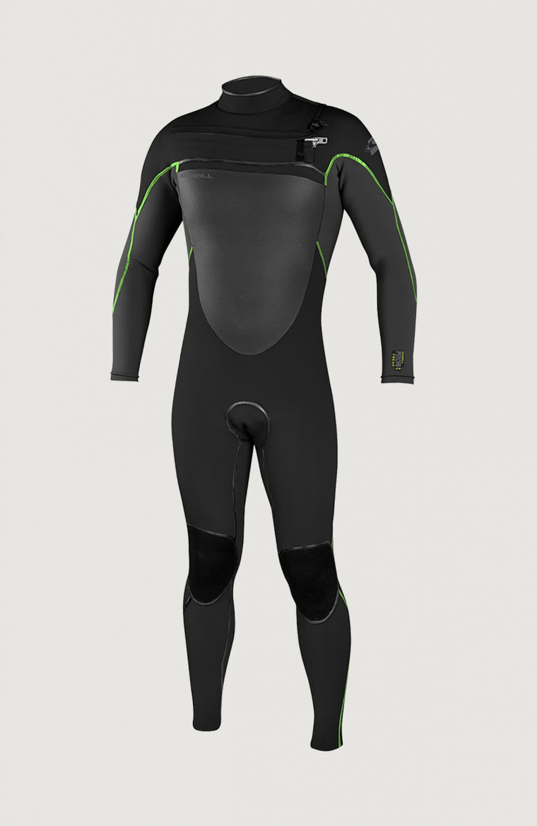 Psycho Freak Chest Zip 4/3mm Full Wetsuit | Black Psycho Freak Chest Zip 4/3mm Full Wetsuit | Black