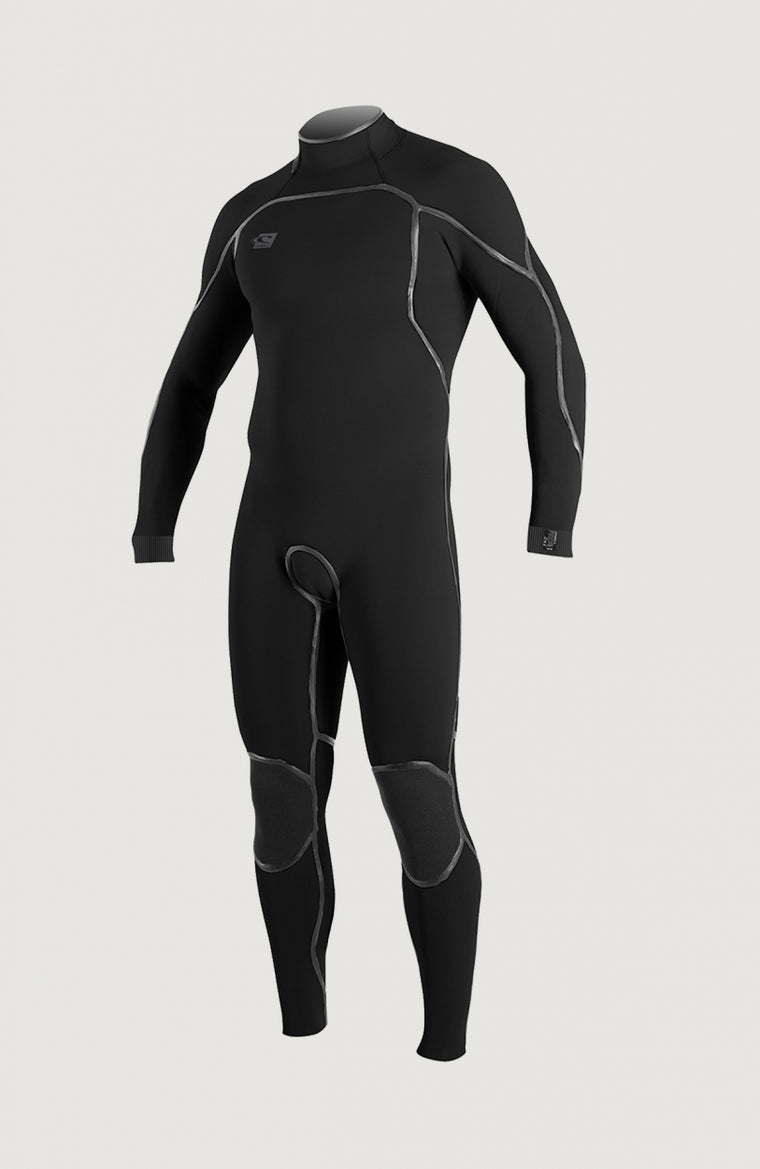 Psycho One Back Zip 4/3mm Full Wetsuit | BLACK/BLACK Psycho One Back Zip 4/3mm Full Wetsuit | BLACK/BLACK