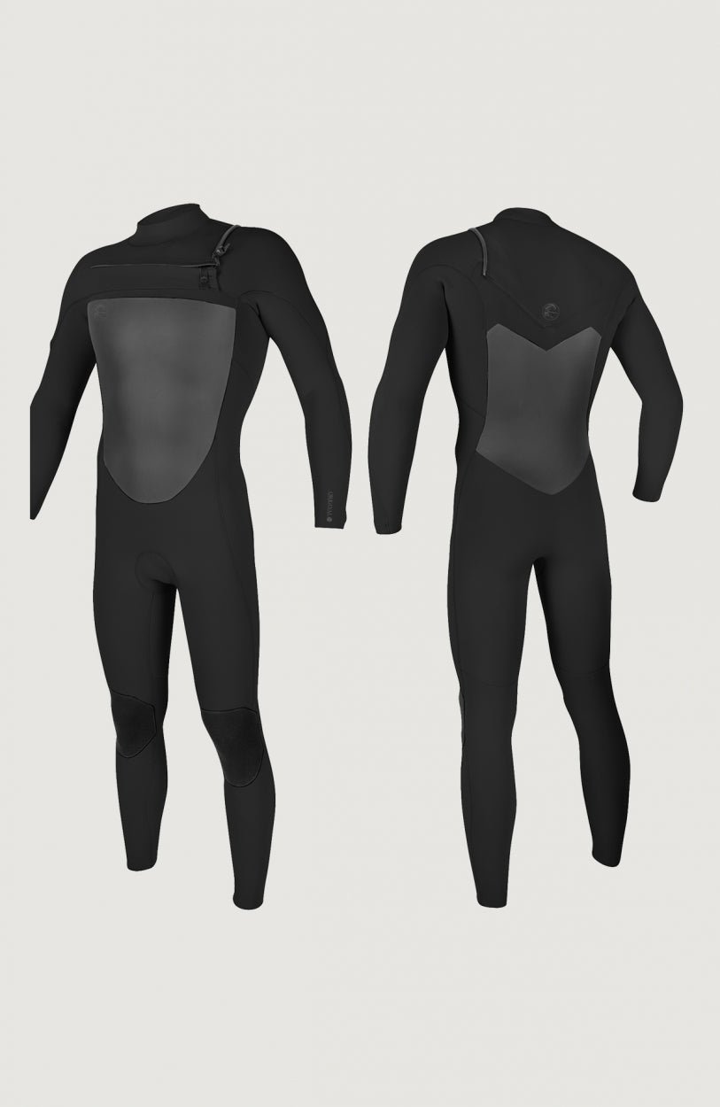 O'Riginal Chest Zip 4/3mm Full Wetsuit | BLACK/BLACK