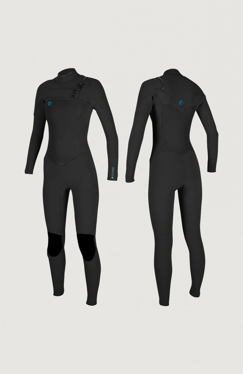 O'Riginal Chest Zip 4/3mm Full Wetsuit | A05 BLK/BLK/BLK