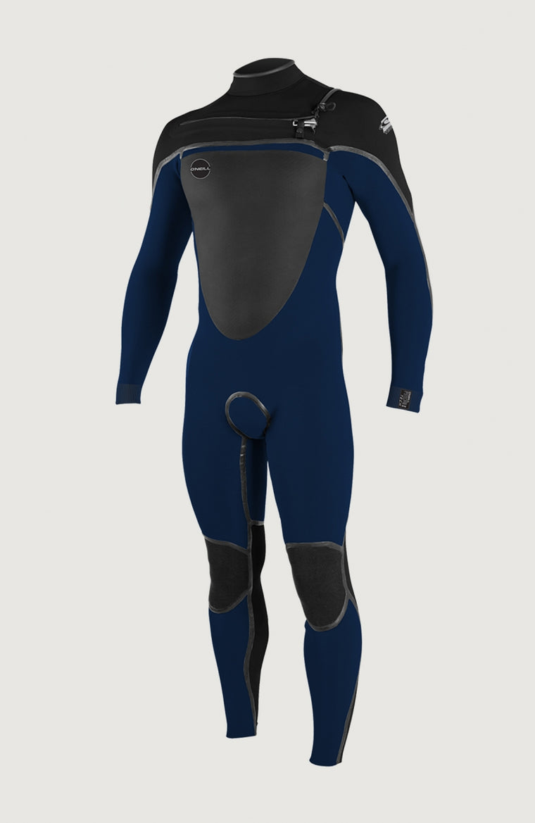 Psycho Tech Chest Zip 4/3mm Full Wetsuit | Dark Blue Psycho Tech Chest Zip 4/3mm Full Wetsuit | Dark Blue