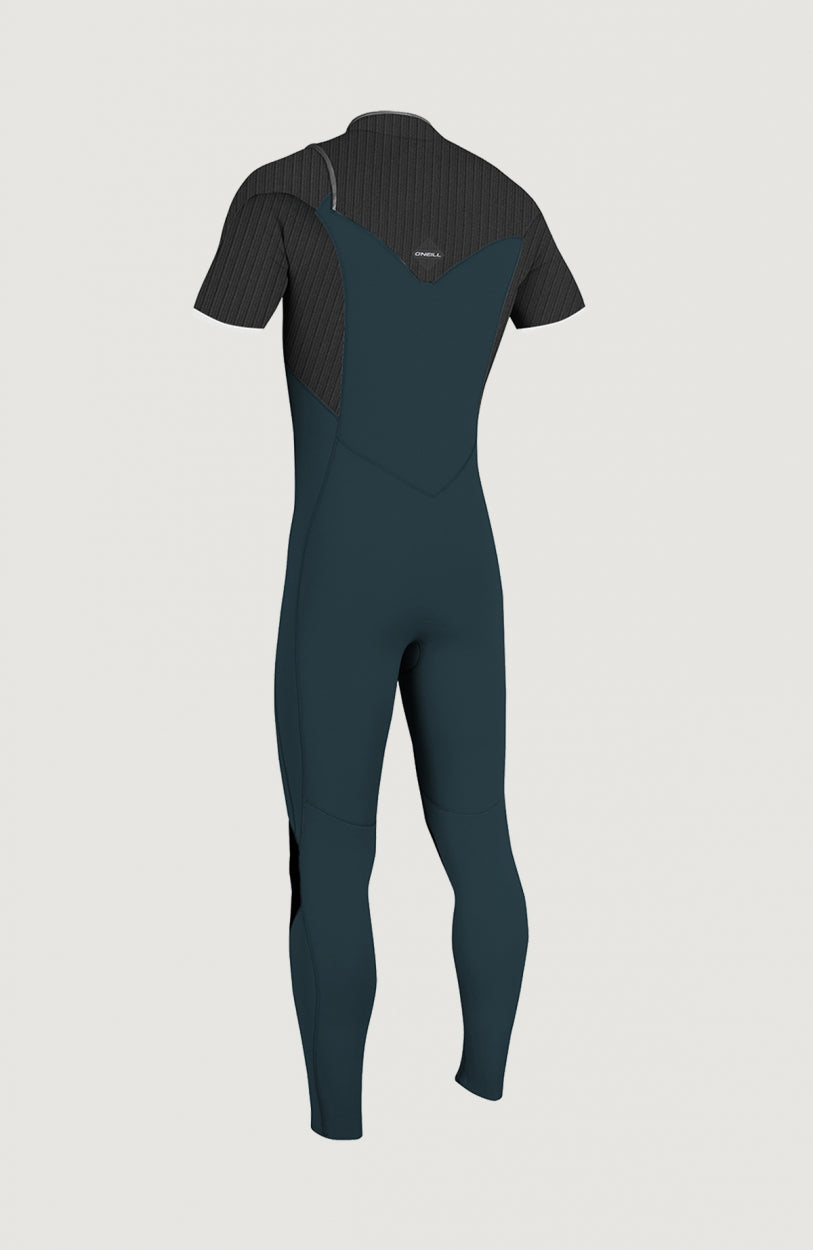 Hyperfreak 2mm Chest Zip Short Sleeve Full Wetsuit | Grey