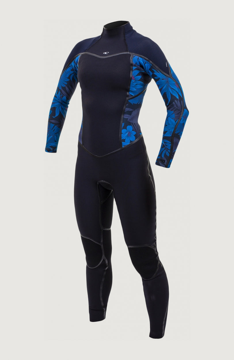 Psycho One 3/2mm Back Zip Full Wetsuit | Black