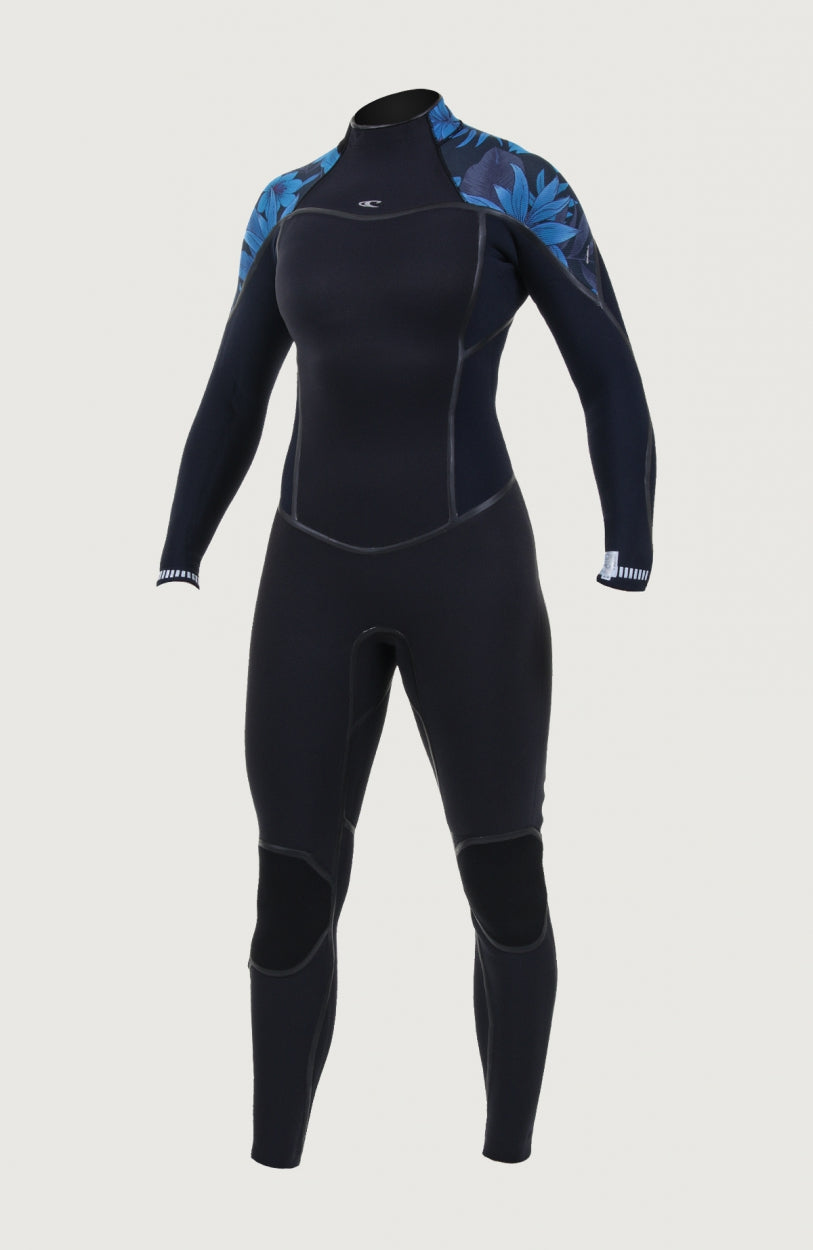 Psycho One 5/4mm Back Zip Full Wetsuit | Dark Blue