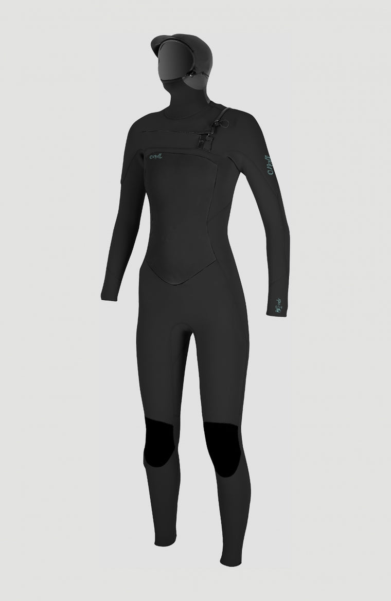 Epic 6/5/4mm Chest Zip Full Wetsuit with Hood | BLACK/BLACK Epic 6/5/4mm Chest Zip Full Wetsuit with Hood | BLACK/BLACK
