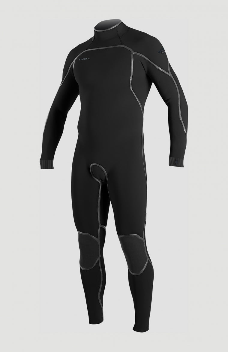 Psycho One 4/3mm Back Zip Full Wetsuit | BLACK/BLACK Psycho One 4/3mm Back Zip Full Wetsuit | BLACK/BLACK