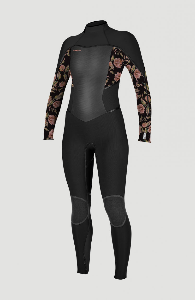 Psycho Tech 5/4mm Back Zip Full Wetsuit | Black