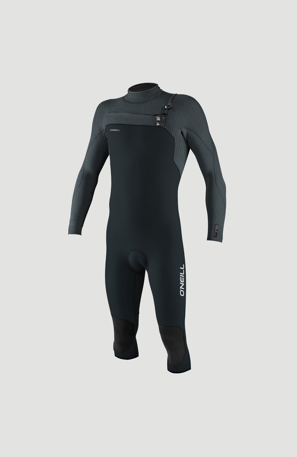 Hyperfreak Plus 4/3mm Chest Zip Overknee Wetsuit | GUN METAL/CADET BLUE